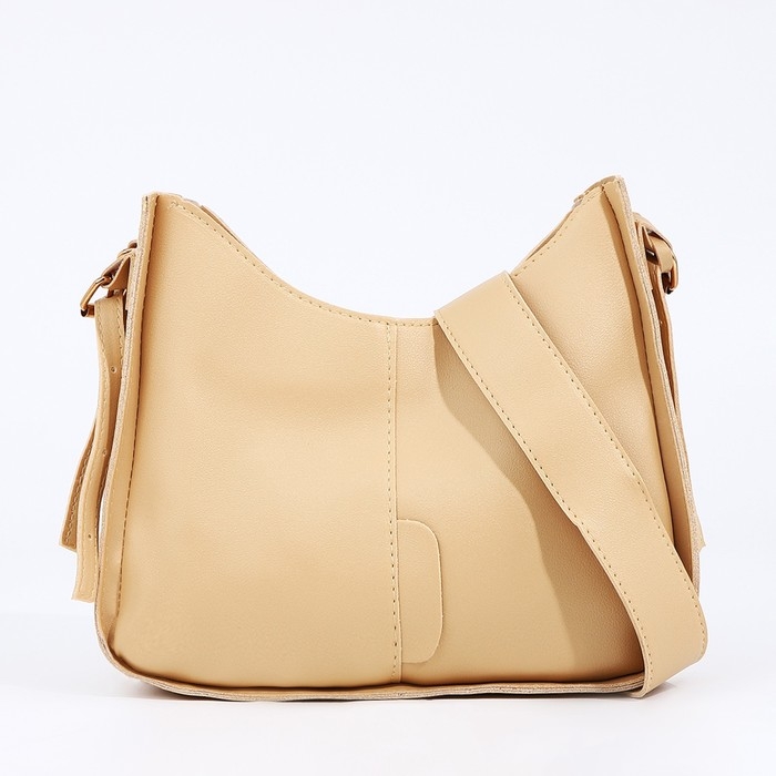 Сумка женская тоут на молнии, цвет бежевый Сумка женская тоут на молнии, цвет бежевый