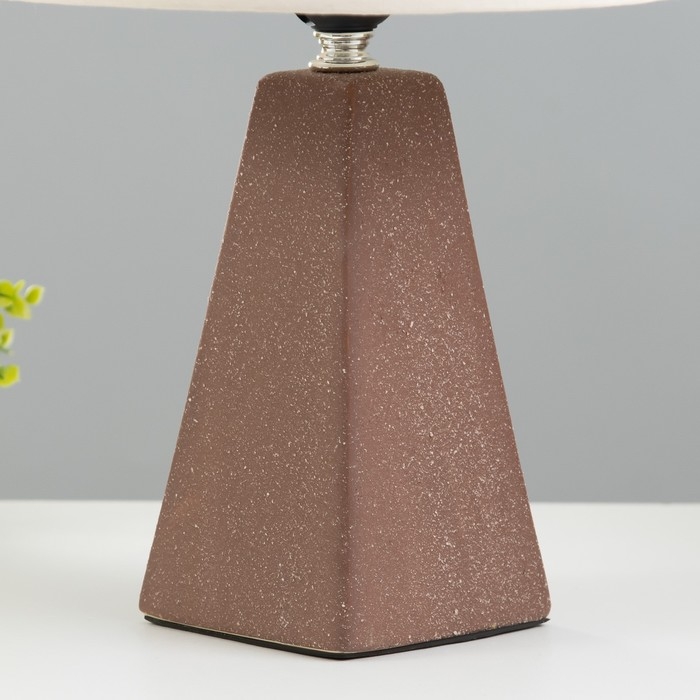 Настольная лампа Настольная лампа "Альберта" Е27 40Вт шоколадный 25х25х36см RISALUX