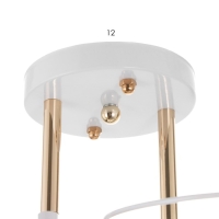 Люстра 2178/5 E27 40Вт бело-золото 70х28,5х22 см BayerLux