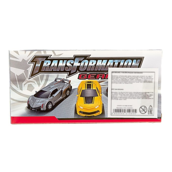 Робот инерционный «Спорткар», трансформируется автоматически, цвета МИКС