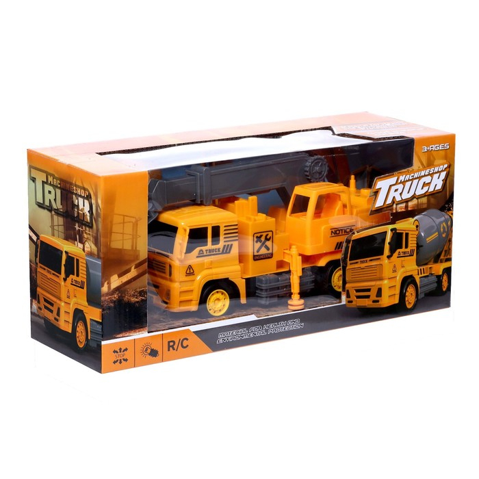 Грузовик радиоуправляемый «Стройка», с краном, работает от батареек Грузовик радиоуправляемый «Стройка», с краном, работает от батареек