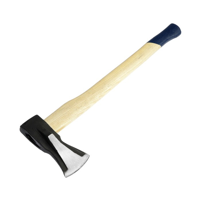 Колун кованый ТУНДРА, круглый железный клин, топорище из Гикори (орешник) 70 см, 2 кг Колун кованый ТУНДРА, круглый железный клин, топорище из Гикори (орешник) 70 см, 2 кг