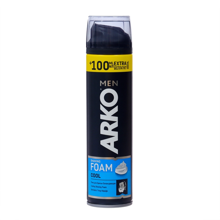 Пена для бритья ARKO MEN  охлаждающая, 300 мл Пена для бритья ARKO MEN  охлаждающая, 300 мл