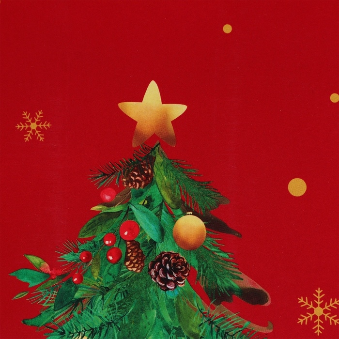 Новый год. Пакет подарочный новогодний под бутылку, упаковка  Новый год. Пакет подарочный новогодний под бутылку, упаковка "Ёлка", 12 х 36 х 8,5 см.