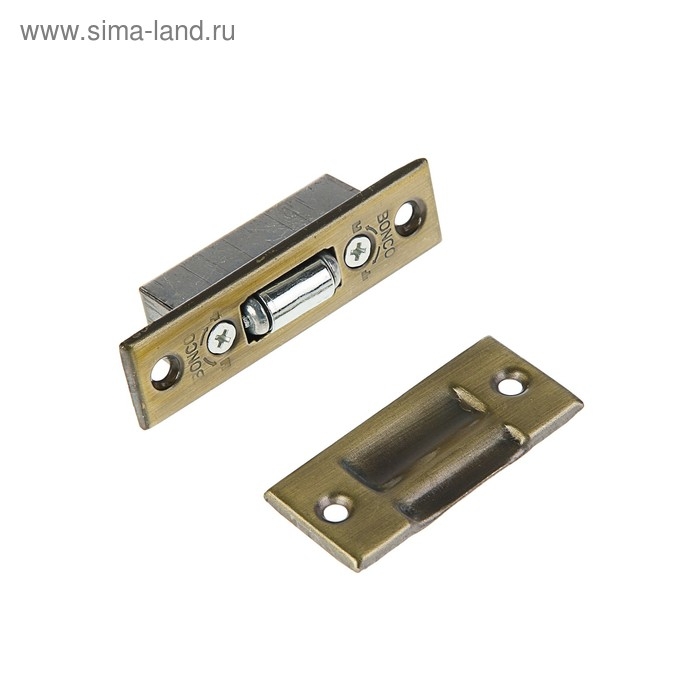 Фиксатор дверной, роликовый, цвет бронза Фиксатор дверной, роликовый, цвет бронза