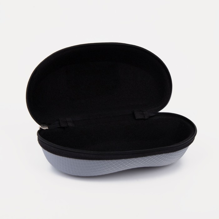 Футляр для очков на молнии, длина 17 см, цвет серый Футляр для очков на молнии, длина 17 см, цвет серый