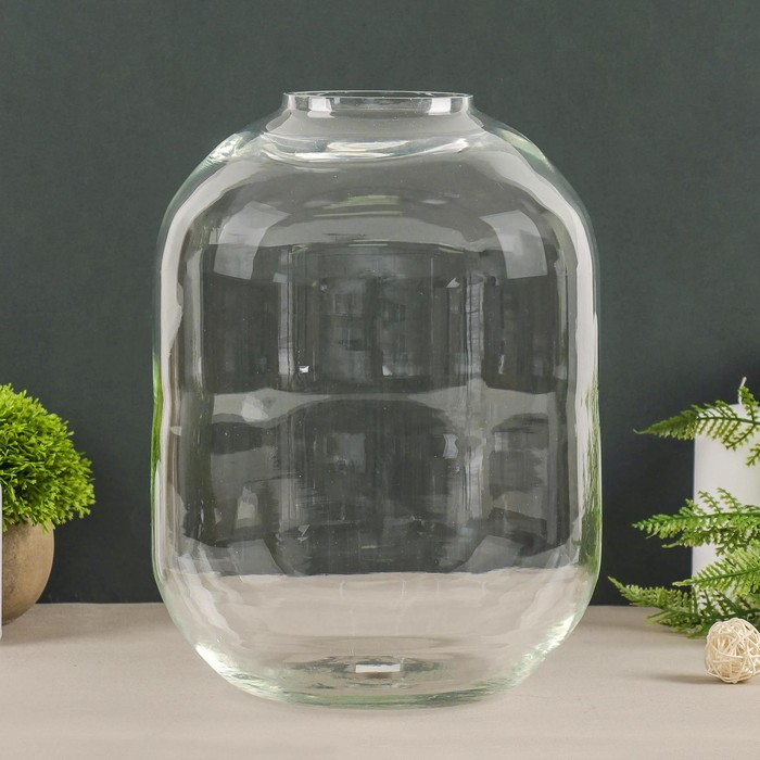 Ваза  Ваза "Вольга-2" d-8 см.  h-30 см х19см (объём 8,5л) прозрачная