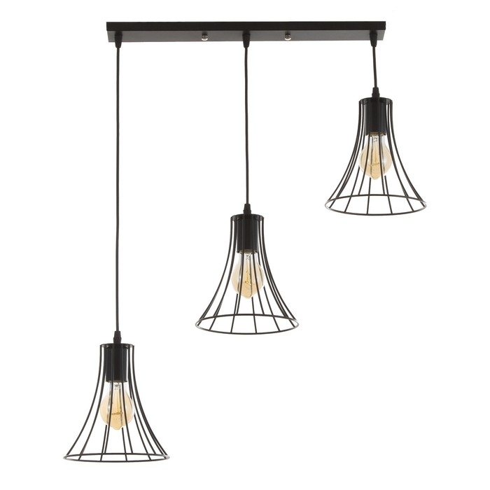 Светильник BayerLux Светильник BayerLux "Чилли" 3хЕ27 40Вт черный 18х50х19-119см