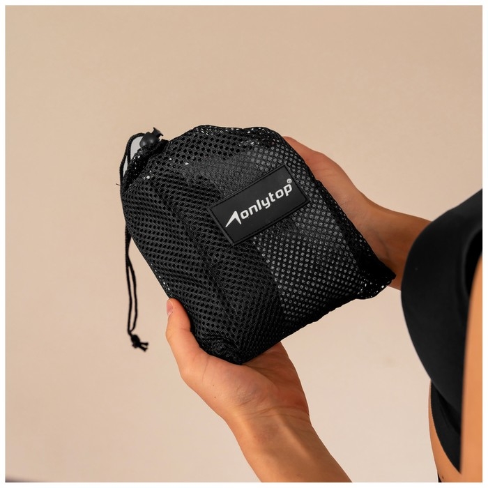 Набор из 3 петель для фитнеса ONLYTOP: нагрузка 18, 27, 36 кг, 204х4 см Набор из 3 петель для фитнеса ONLYTOP: нагрузка 18, 27, 36 кг, 204х4 см