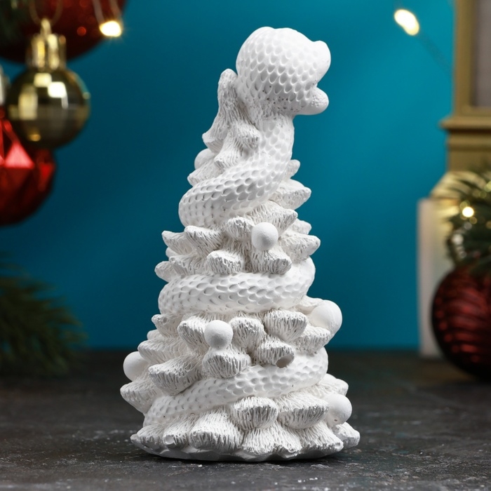 Фигура для раскраски  Фигура для раскраски "Змея на елке" 10см