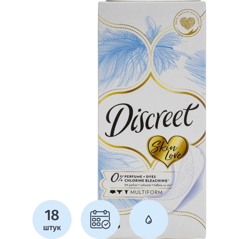 Прокладки женские Discreet Multiform Skin Love&nbsp; 18 шт/уп