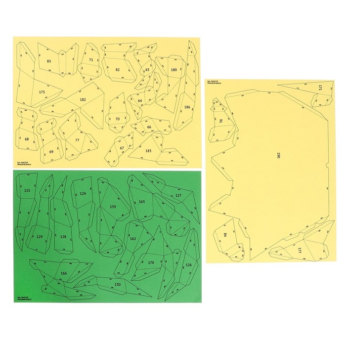 Конструктор полигональный «Дракон», 190 деталей Конструктор полигональный «Дракон», 190 деталей