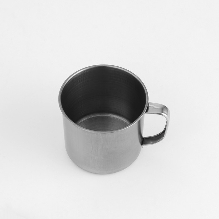 Кружка из нержавеющей стали с крышкой «Вестерн», 620 мл, цвет хромированный Кружка из нержавеющей стали с крышкой «Вестерн», 620 мл, цвет хромированный