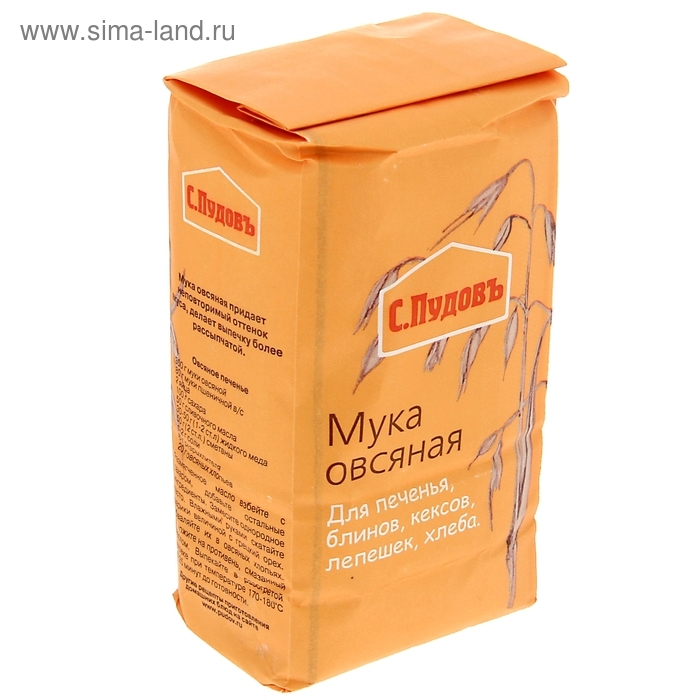 Мука «С. Пудовъ», овсяная 400 г