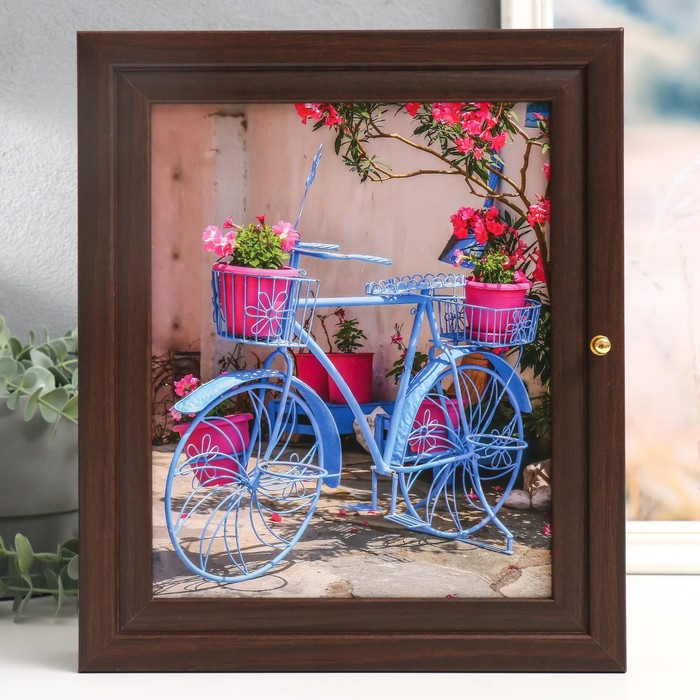 Ключница Ключница "Синий велик" венге 26х31 см МИКС