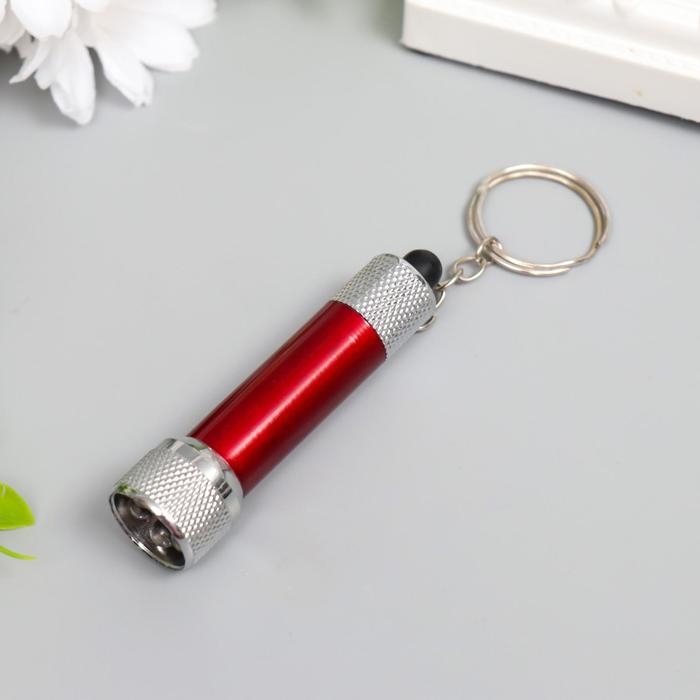 Фонарик 3 светодиода на кольце 11 х 1,5 см МИКС Фонарик 3 светодиода на кольце 11 х 1,5 см МИКС