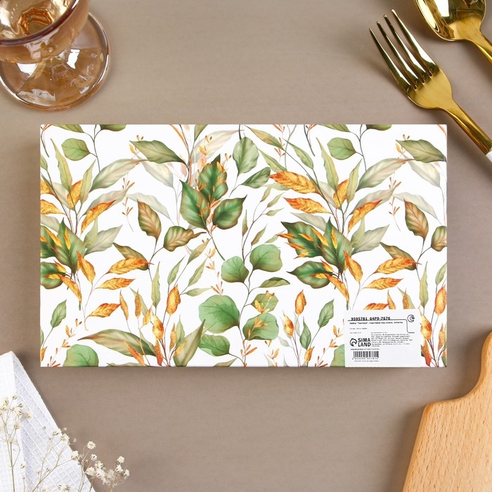 Подарочный набор «Тропики»: подставка под ложку, лопатка Подарочный набор «Тропики»: подставка под ложку, лопатка