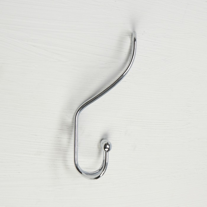 Крючок мебельный ТУНДРА TKT002, трехрожковый, хром Крючок мебельный ТУНДРА TKT002, трехрожковый, хром