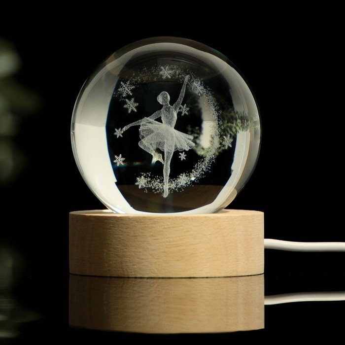 Светильник на Новый Год «Новогодняя коллекция:Балерина», диам. 6 см Светильник на Новый Год «Новогодняя коллекция:Балерина», диам. 6 см