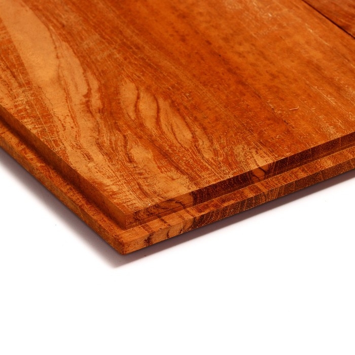 Напольное покрытие из тикового дерева марки C Jumbo, террасная 1,6х12.5х70 см (набор 12 шт)