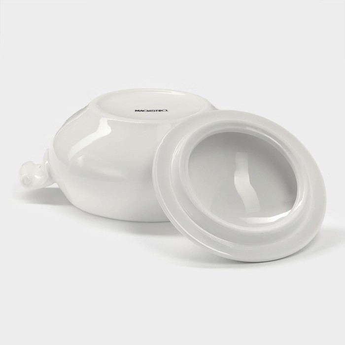 Супница фарфоровая Magistro «Бланш», 600 мл, 20,5×15 см, цвет белый Супница фарфоровая Magistro «Бланш», 600 мл, 20,5×15 см, цвет белый