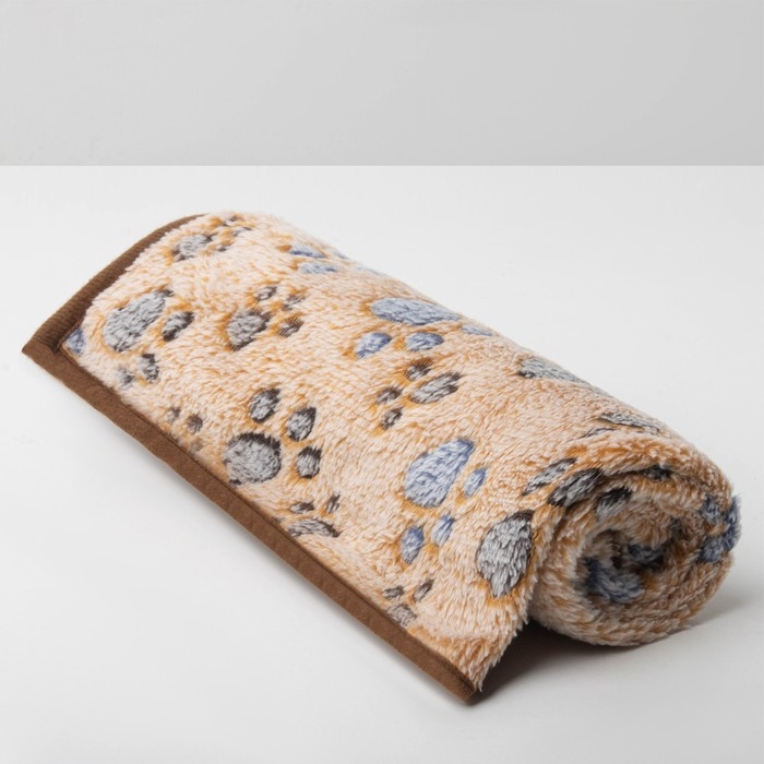 Плед для животных  Плед для животных "С любовью", 76 х 52 см, бежевый