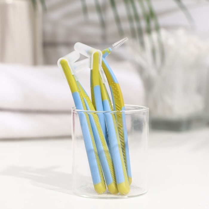 Ершики для брекетов и зубов, набор 5 шт., 1.0 - 1.2 мм Ершики для брекетов и зубов, набор 5 шт., 1.0 - 1.2 мм