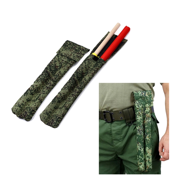 Флажки сигнальные, красный и жёлтый, в чехле 22х32 см Флажки сигнальные, красный и жёлтый, в чехле 22х32 см