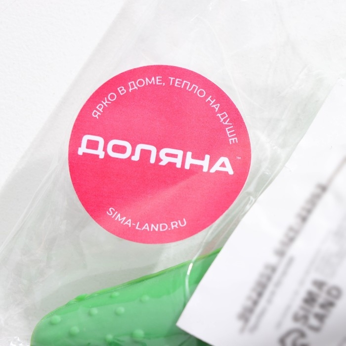 Пробка для бутылки Доляна «Огурчик», 8,5×2,5×2,5см, цвет зелёный Пробка для бутылки Доляна «Огурчик», 8,5×2,5×2,5см, цвет зелёный