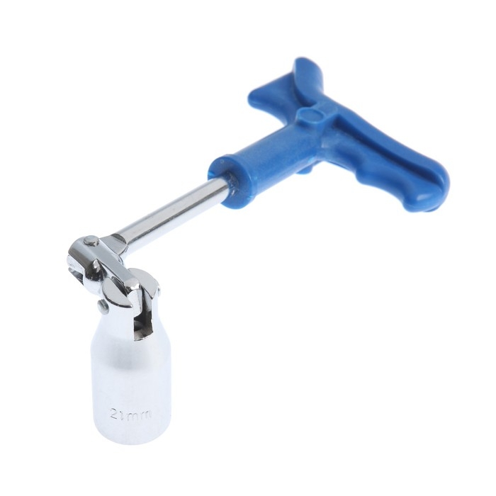 Ключ свечной ТУНДРА, с карданным шарниром, 21 x 250 мм Ключ свечной ТУНДРА, с карданным шарниром, 21 x 250 мм