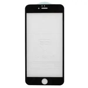 Защитное стекло для iPhone 6 Plus 5D 0.3mm без упаковки черное (без возврата и обмена)
