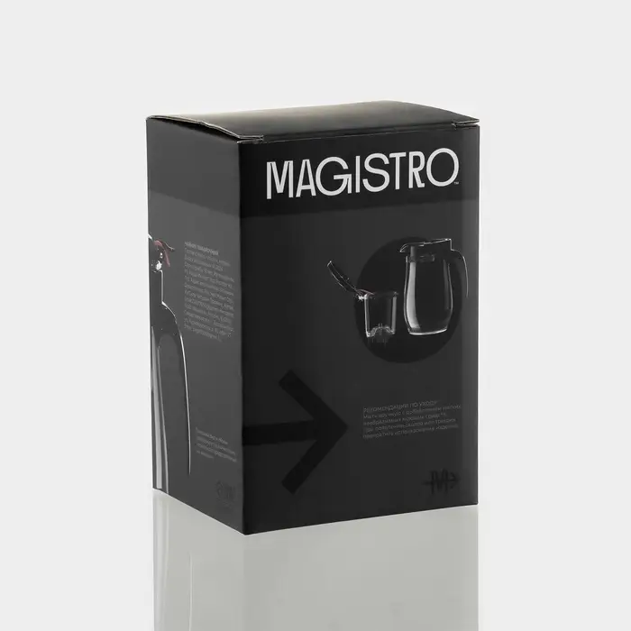 Чайник заварочный гунфу Magistro &laquo;Мехико&raquo;, 750 мл, пластиковое сито, боросиликатное стекло, прозрачный