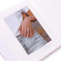 Фотоальбом на 40 фото 13х18 см "Розовый бант" в коробке 18х4,8х20,5 см