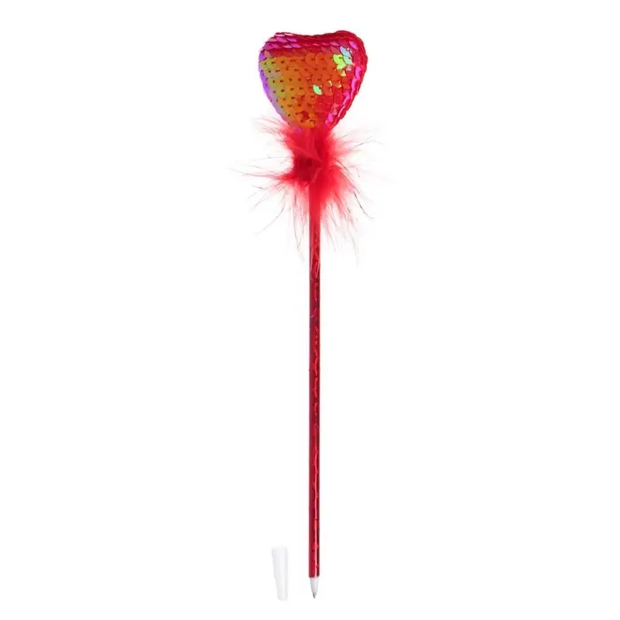 Ручка «Сердечко», синие чернила, МИКС