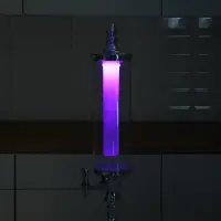 Башня пивная &laquo;Петронас&raquo;, 3 л, колба для льда, с подсветкой, 2 батарейки AG3, пластик, металлик