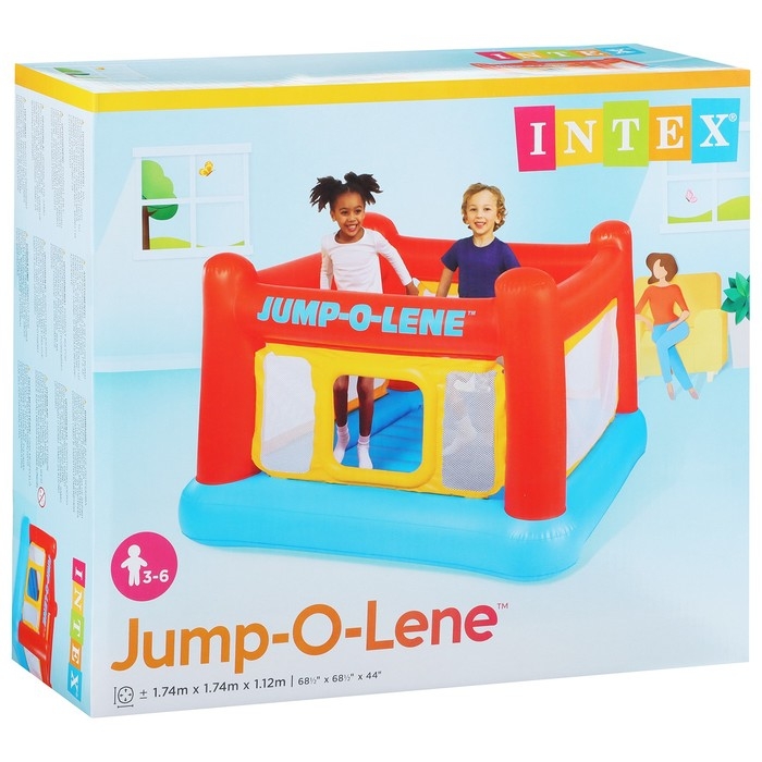 Игровой центр, батут «Ринг», 174 х 174 х 112 см, от 3-6 лет, 48260NP INTEX Игровой центр, батут «Ринг», 174 х 174 х 112 см, от 3-6 лет, 48260NP INTEX