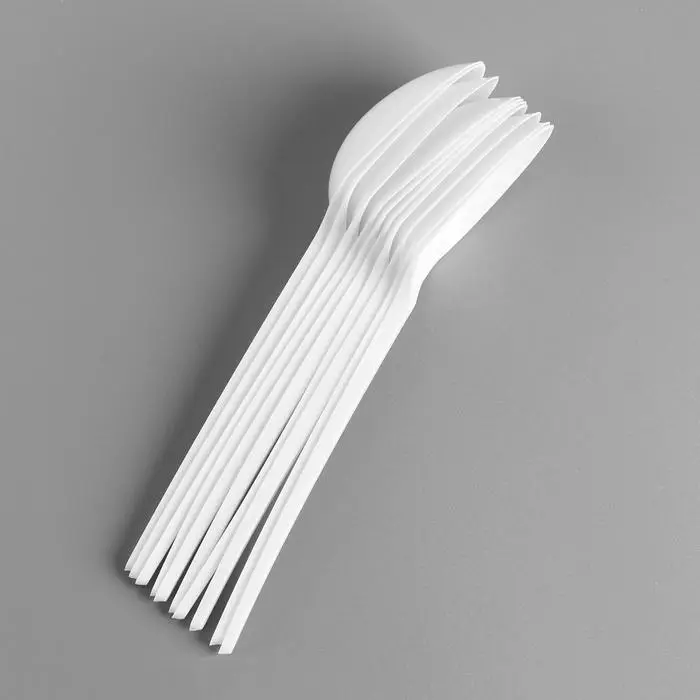 Набор одноразовой посуды «Ложка» белый, 16.5 см, 10 шт. Набор одноразовой посуды «Ложка» белый, 16.5 см, 10 шт.