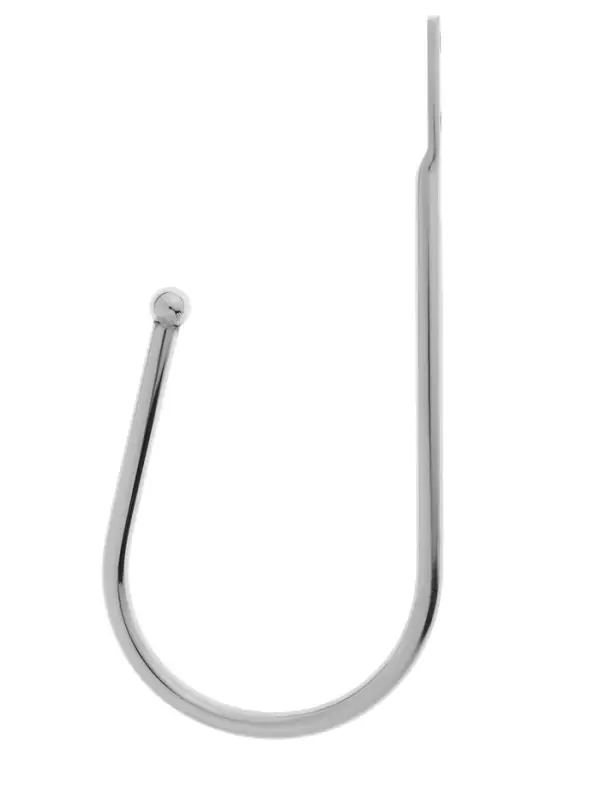 Крючок для штор ТУНДРА KS011, однорожковый, цвет хром, 2 шт Крючок для штор ТУНДРА KS011, однорожковый, цвет хром, 2 шт