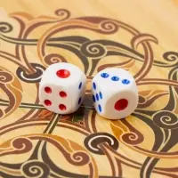 Настольная игра нарды с шашками &laquo; Солдат &raquo;, деревянные большие, 60&times;60 см