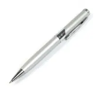 Ручка подарочная, шариковая &laquo;Бизнес&raquo; в пластиковом футляре, поворотная, серебристая