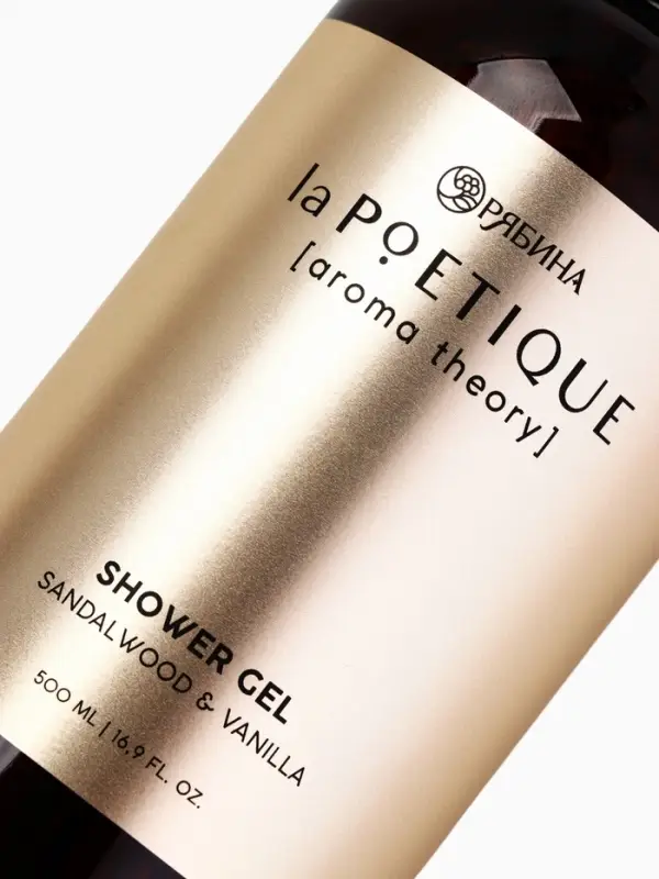 Гель для душа парфюмированный, аромат сандал и ваниль, 500 мл, laPOETIQUE