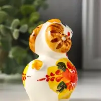 Статуэтка фарфоровая &laquo;Фигурка: Баран Цветок&raquo;, авторская роспись, 8 см