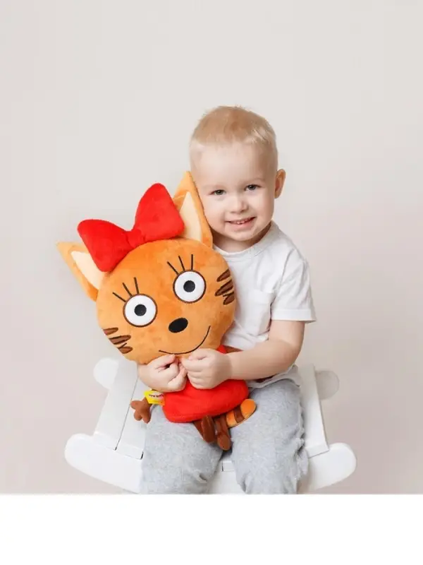 Мягкая игрушка - подушка &laquo;Карамелька&raquo;, 44 см, Три кота