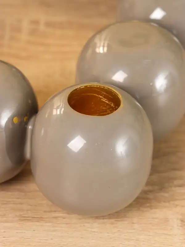 Подсвечник на 4 свечи «Бусы», с 12 сферами, 20.5×20.5×5.5 см, ковентри