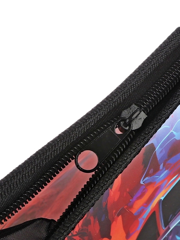 Папка для тетрадей А4, 330x230x100 мм, deVENTE "Speed Zone", молния сверху, пластиковая, для мальчика