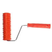 Валик декоративный ТУНДРА, резиновый, &laquo;кора тополя&raquo;, рукоятка d=6 мм, 180 мм