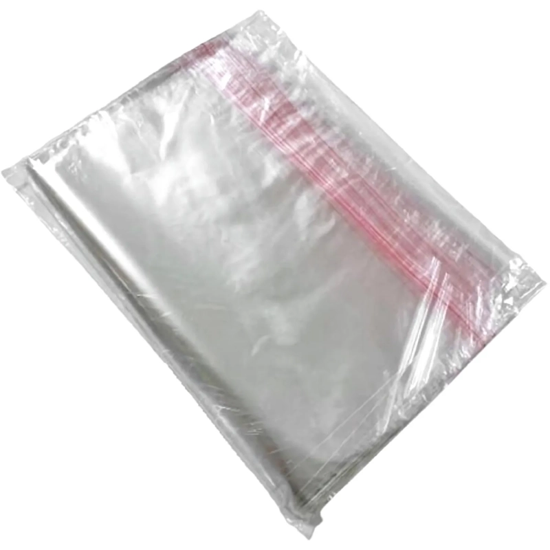 Пакет фасовочный ПП 40x50+5  с клеевым клапаном 20мкм 100 шт/уп