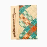 Блокнотик плетёный, 48 листов, 14×18×2 см, красно-синий-зелёный Блокнотик плетёный, 48 листов, 14×18×2 см, красно-синий-зелёный