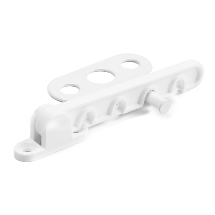 Ограничитель открывания окна пластиковый, L=105, белый 50 шт Ограничитель открывания окна пластиковый, L=105, белый 50 шт