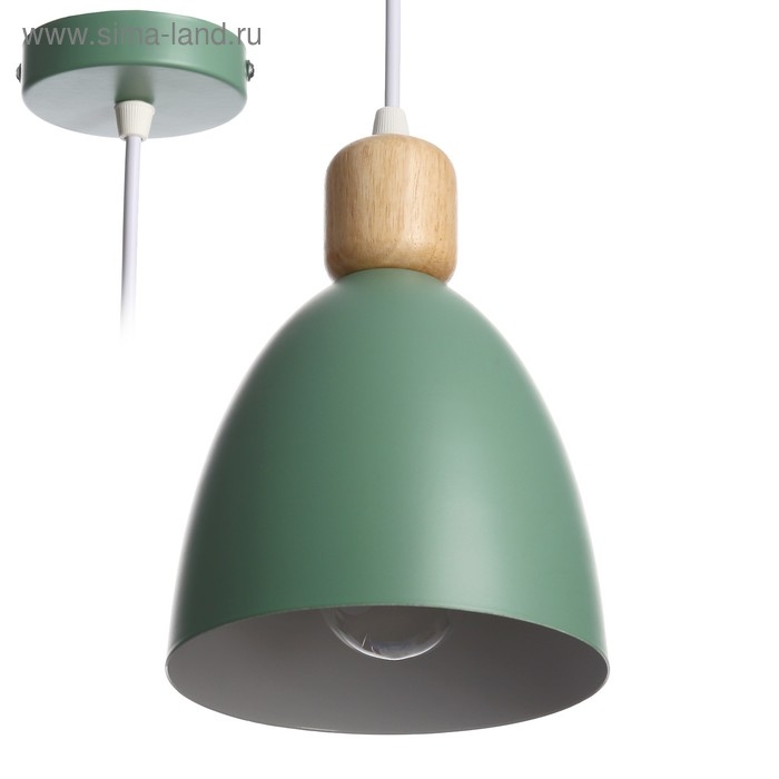 Светильник BayerLux Светильник BayerLux "Колпак" 1х40Вт E27 зеленый 14х14х100 см.